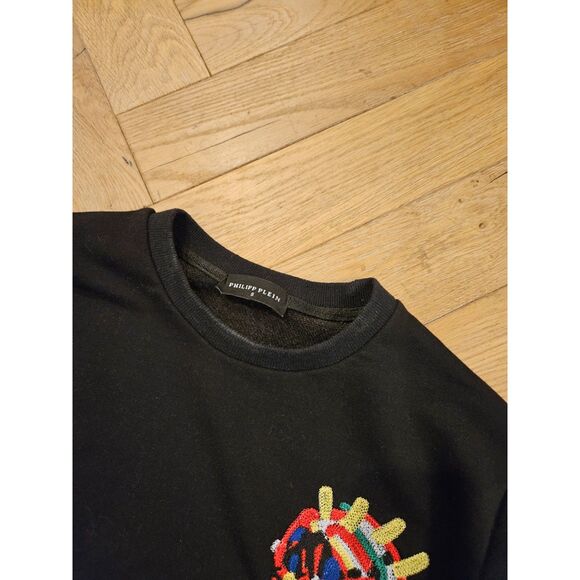 Philpp Plein Men's Black Sweatshirt in Small - Picture 6 of 9